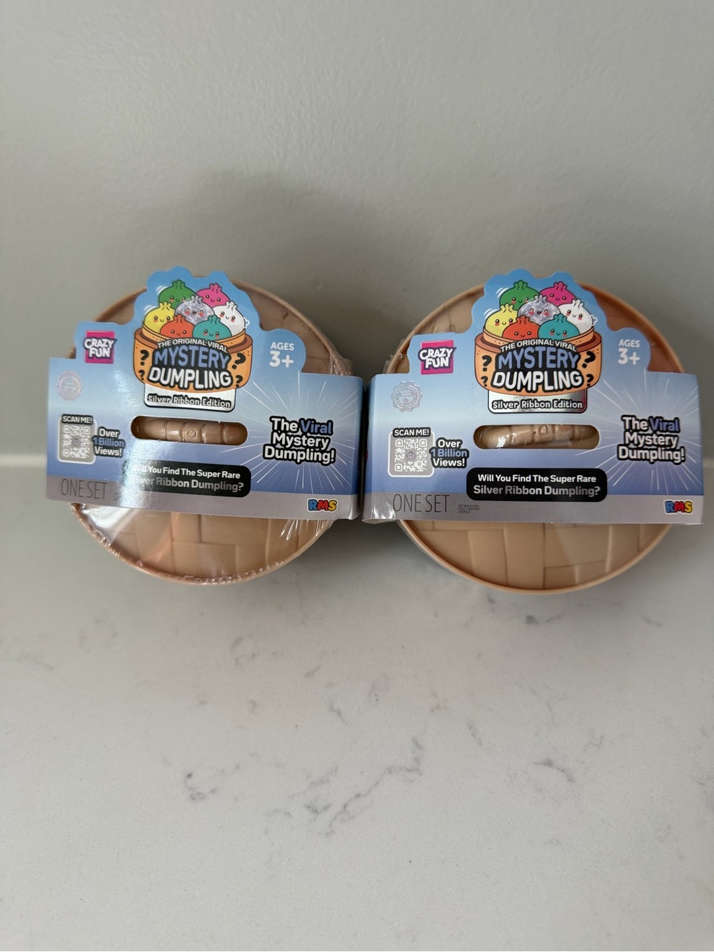 NEW 2X Mystery Dumpling Surprise Toy Silver Ribbon Edition